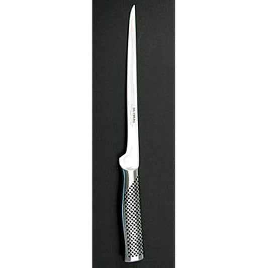 Global G-41 Zweeds fileermes, vast lemmet, 21cm, 1 st - Professioneel 21cm Zweeds fileermes met vast lemmet van Global