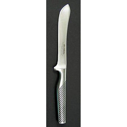 Global GF-27 Vleesmes, gesmeed, 16cm, 1 st - Een scherp en duurzaam 16 cm lang gesmeed vleesmes van Global