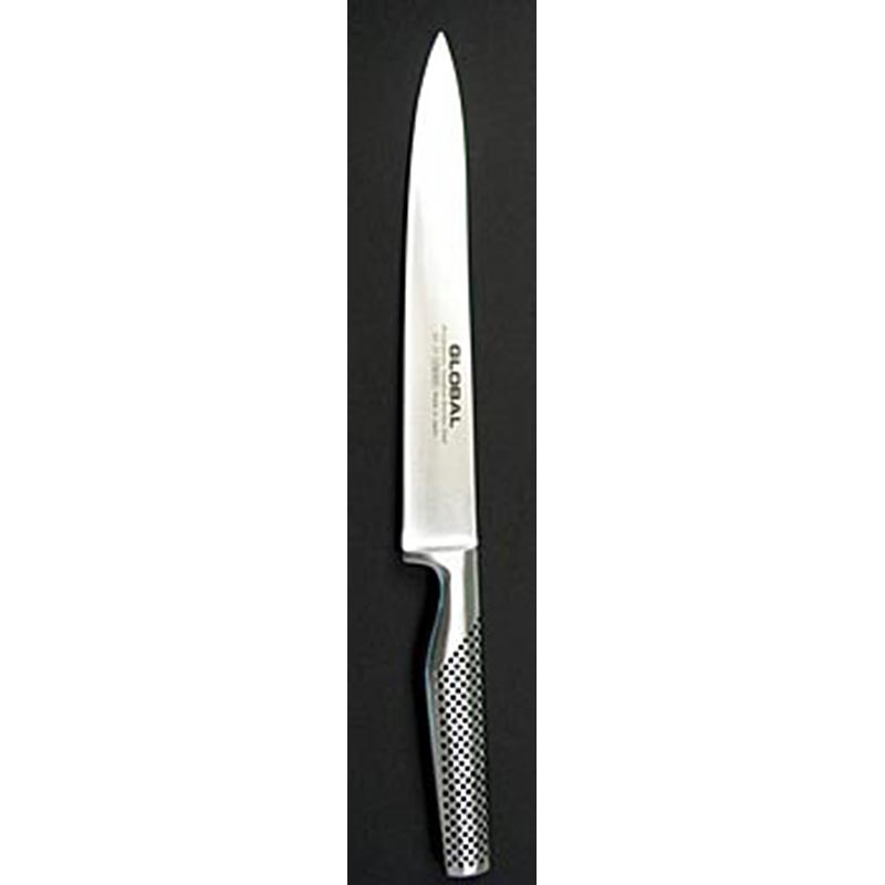 Global GF-37 vleesmes, gesmeed, 22cm, 1 st - Een hoogwaardig gesmeed vleesmes van 22 cm lengte