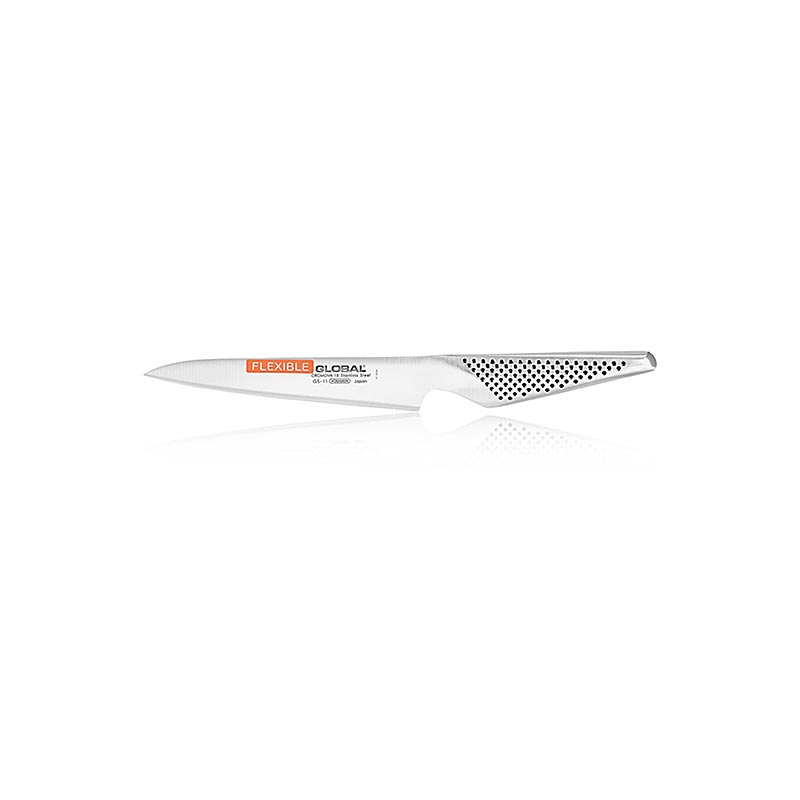 Global GS-11 Klein fileermes, flexibel, 15cm, 1 st - Een scherp en flexibel 15cm fileermes van Global GS-11