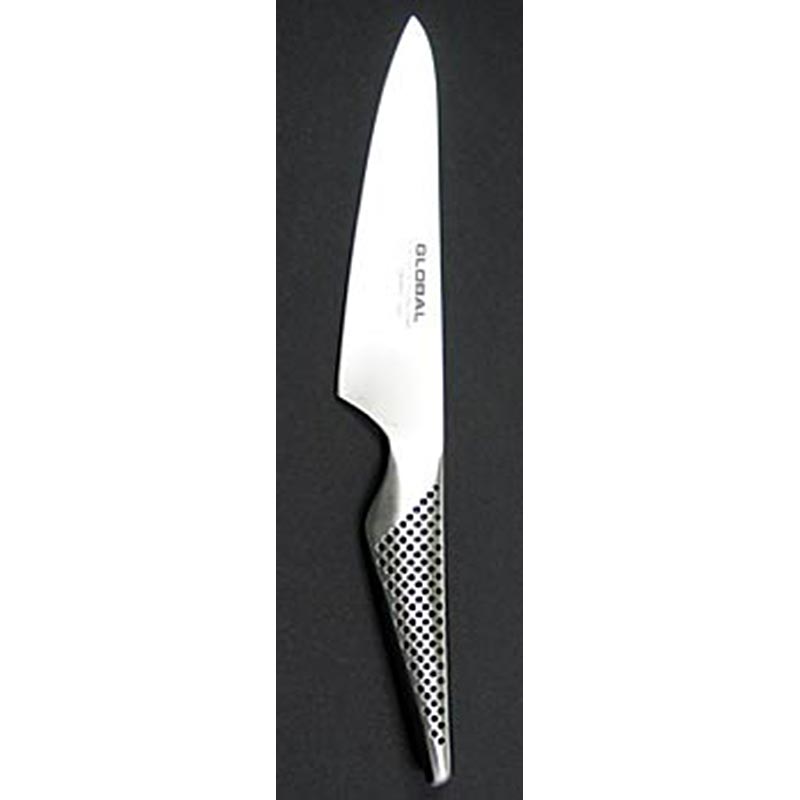 Global GS-3 Klein koksmes, 13cm, 1 st, stainless steel kitchen knife with ergonomic handle