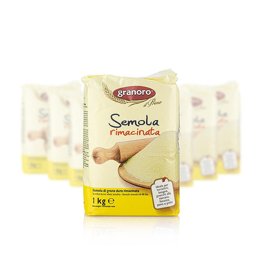 Harde tarwegries, Semola rimacinata, Granoro, 10 kg, 10 x 1000 g