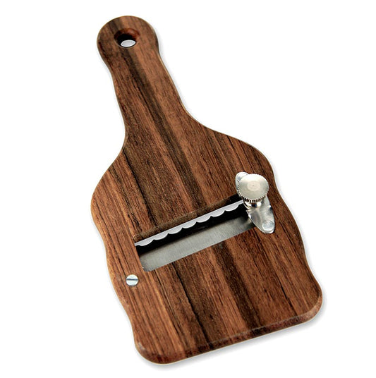 Truffelschaaf, hout, golvend mes, 1 stuk