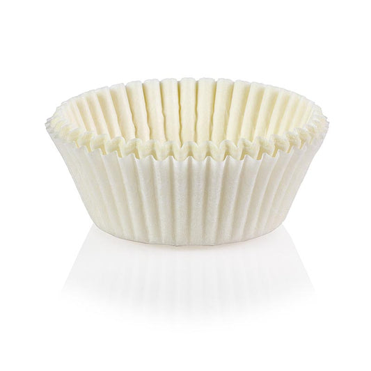 Duizend witte papieren capsules met een diameter van 35/52mm en een hoogte van 20mm