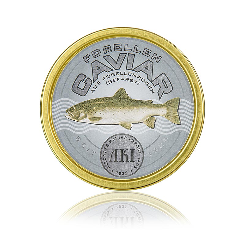 Zwarte forelkaviaar in een verpakking van 200 g, luxe en smaakvolle visdelicatesse