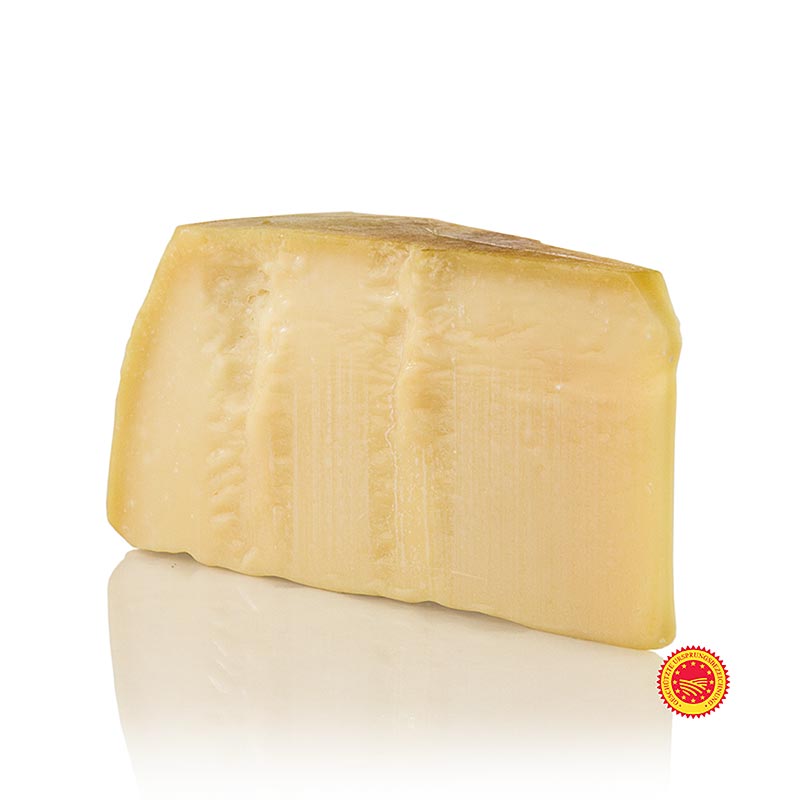 Grana Padano DOP (BOB) kaas van 1e kwaliteit, 16 maanden gerijpt, ca 1000 g - Italiaanse harde kaas met beschermde oorsprongsbenaming, ideaal voor diverse gerechten