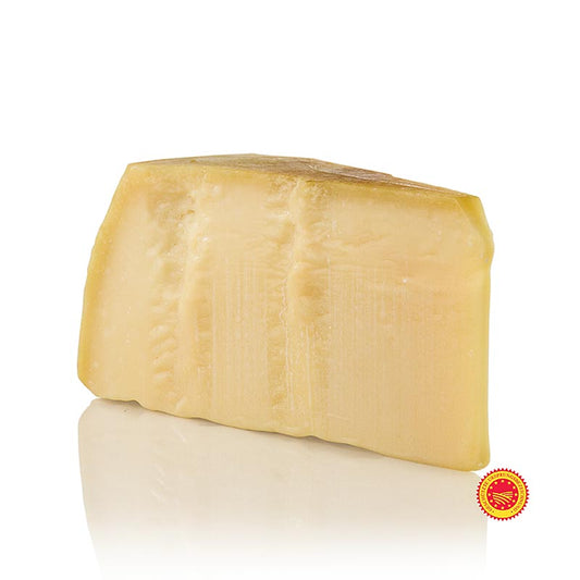 Grana Padano DOP (BOB) kaas van 1e kwaliteit, 16 maanden gerijpt, ca 1000 g - Italiaanse harde kaas met beschermde oorsprongsbenaming, ideaal voor diverse gerechten