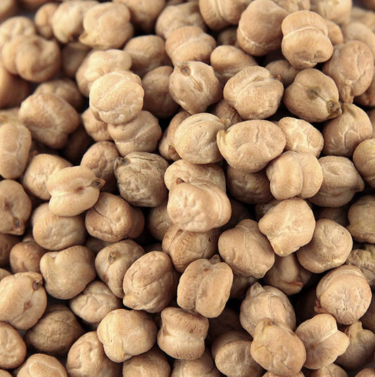 Kikkererwten, heel, gedroogd, 1 kg - voedzame en eiwitrijke peulvruchten in verpakking van 1 kilogram