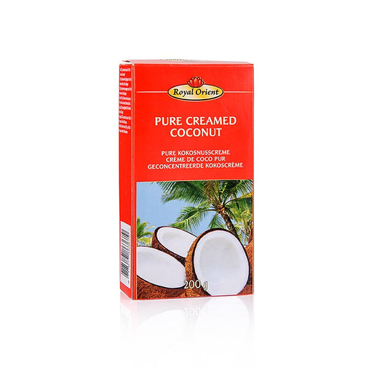 Kokosroomblok van 200 g, een heerlijk romig en kokosnootachtig product voor bakken en koken