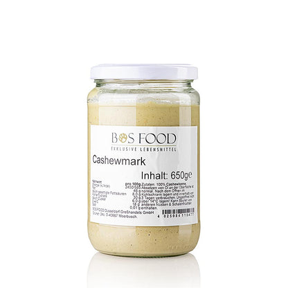 BOS FOOD Cashewnotenpulp/pasta, 650 g, 650 g