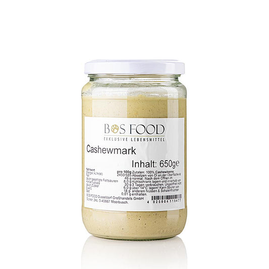 BOS FOOD Cashewnotenpulp/pasta, 650 g, 650 g