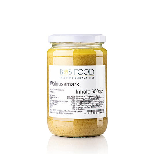 BOS FOOD Walnootpulp, 100% pulp zonder toevoegingen, 650 g