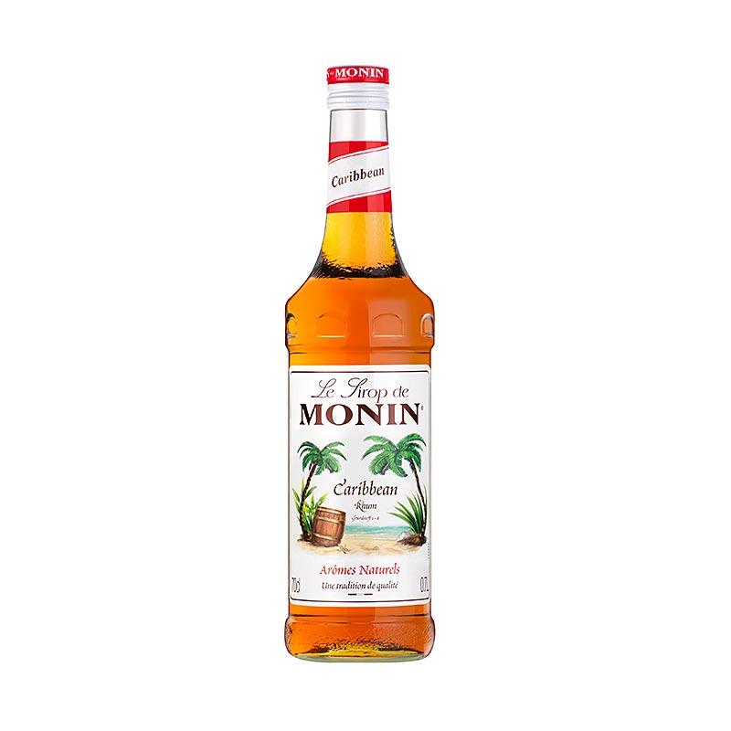 700 ml fles van Carribbean alcoholvrije rum smaakproduct, perfect voor tropische mocktails en drankjes