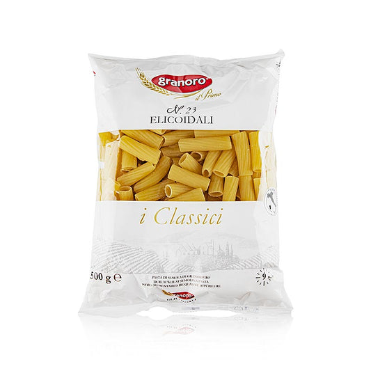 Granoro Rigatoni/ Elicoidali, korte buizen, nr.23, 12 kg, 24 x 500g