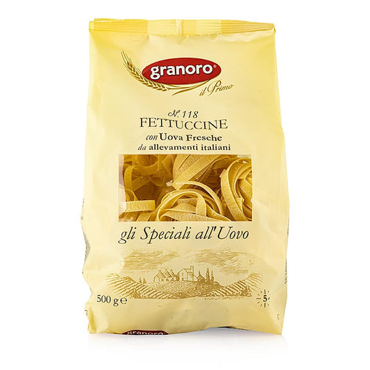Granoro Fettuccine met ei, brede bandnoedels, nr. 118, 500 g