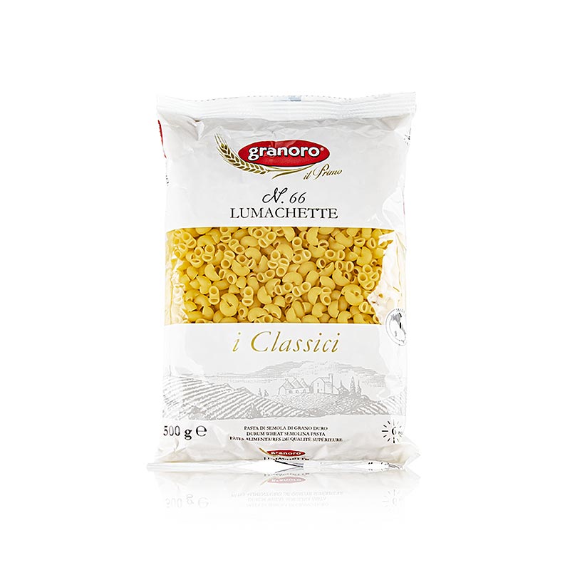 Granoro Lumachette, Nr66, 12 kg, 24 x 500g pasta verpakt in dozen