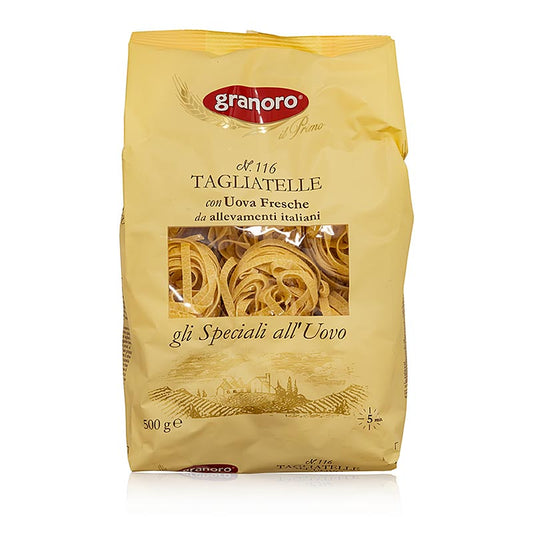 Granoro Tagliatelle met ei, 6 mm, bandpasta, nr. 116, 500 g