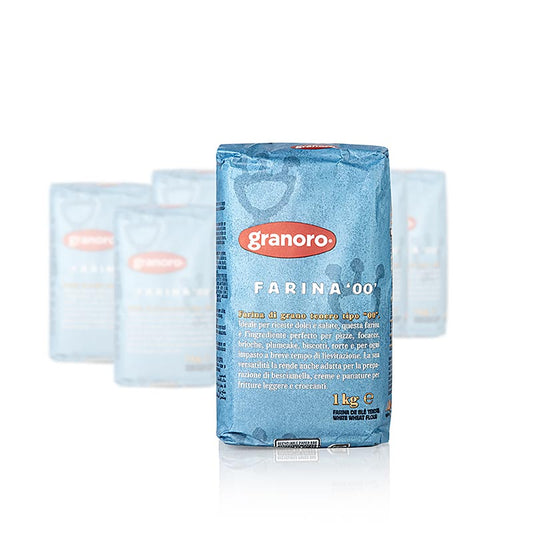 Pastabloem, fijn, Tipo "00", Granoro, 10 kg, 10 stuks