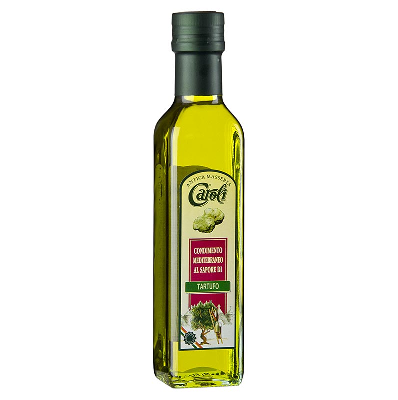 250 ml fles Caroli extra vierge olijfolie gearomatiseerd met witte truffel