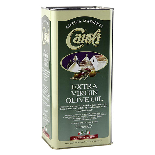 Extra vierge olijfolie, Caroli Antica Masseria "Classico", delicaat fruitig, 5 l