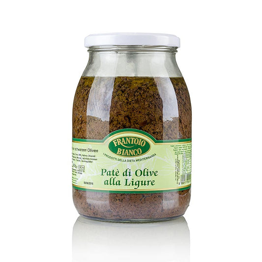 Olijfpasta - tapenade, zwart, 950 g, perfect voor heerlijke mediterrane gerechten