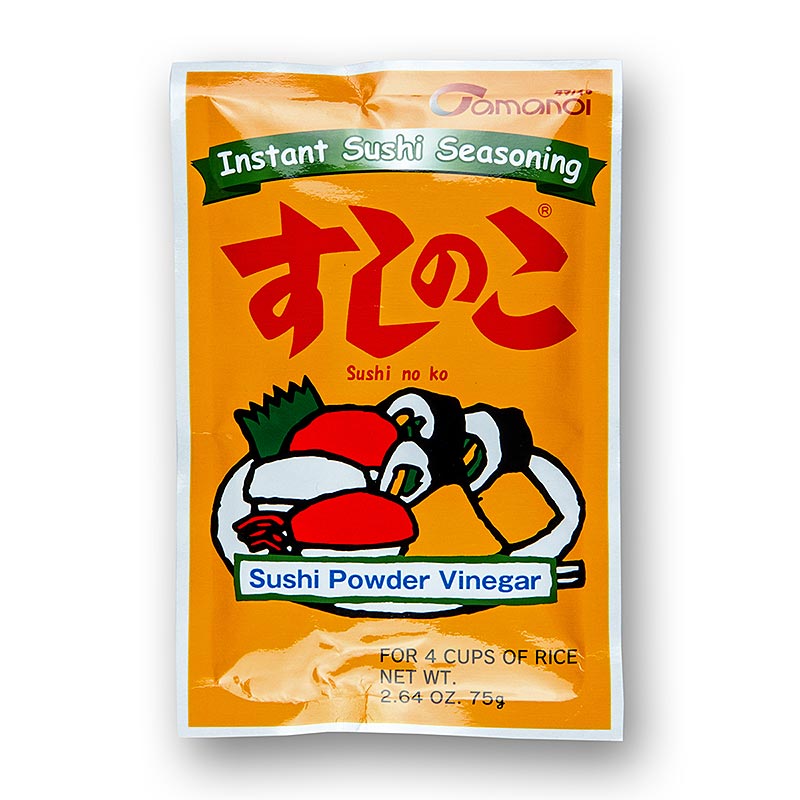 Sushi azijnpoeder van Mitsukan, 75 g, ideaal voor het maken van heerlijke sushi