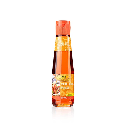 Chili-olie, sojaolie met chili, Lee Kum Kee, 207 ml