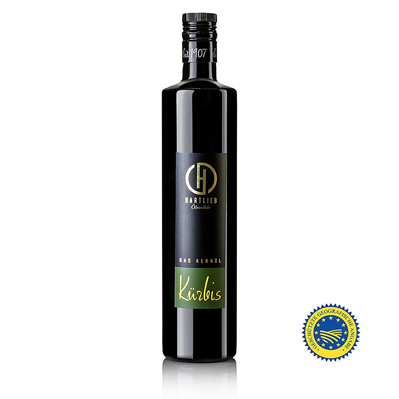 750 ml fles van 100% pure Pompoenpitolie van Stiermarken BGA, Hartlieb