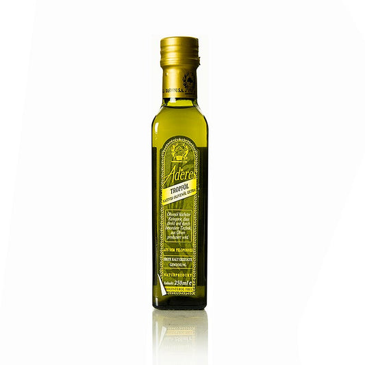 Extra vierge olijfolie van eerste persing uit de Peloponnesos, 250 ml fles
