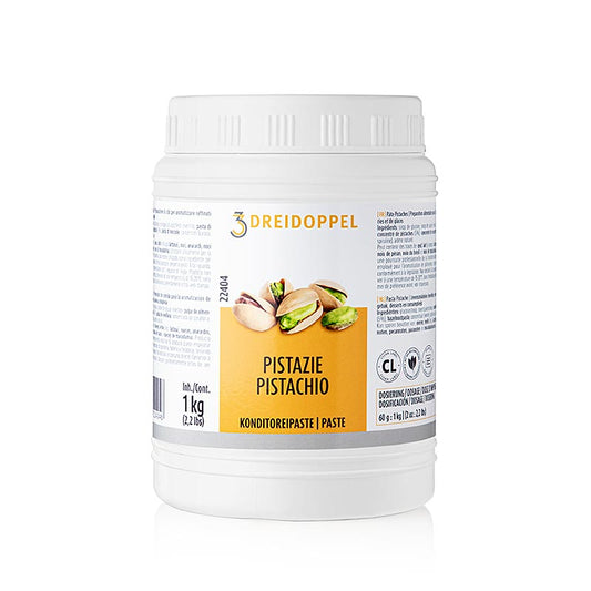 Pistachio pasta, a 1 kg package of Dreidoppel Nr224, a delectable and versatile ingredient for gourmet cooking and baking