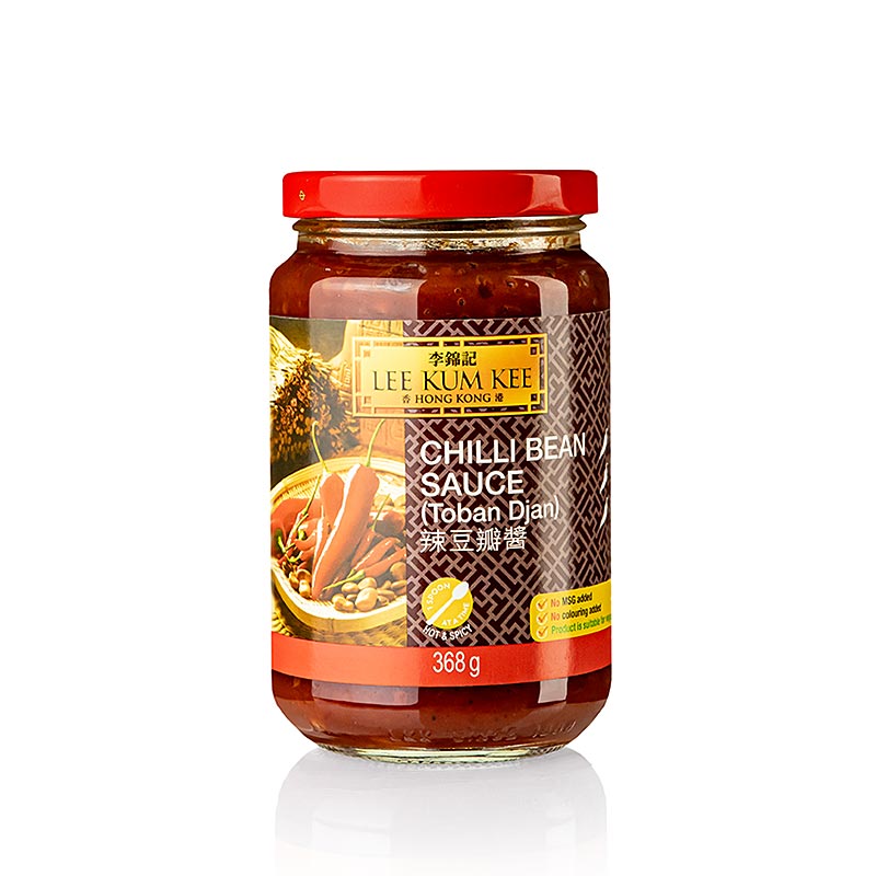 Sojabonenpasta/-saus - Toban Djan, heet/pittig, 368 g