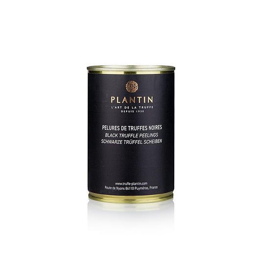 Wintertruffel (Tuber Melanosporum), Pelures, truffelschalen en -schijfjes, Plantin, 210 g - Verse zwarte truffel schijven en schalen in een verpakking van 210 gram van het merk Plantin