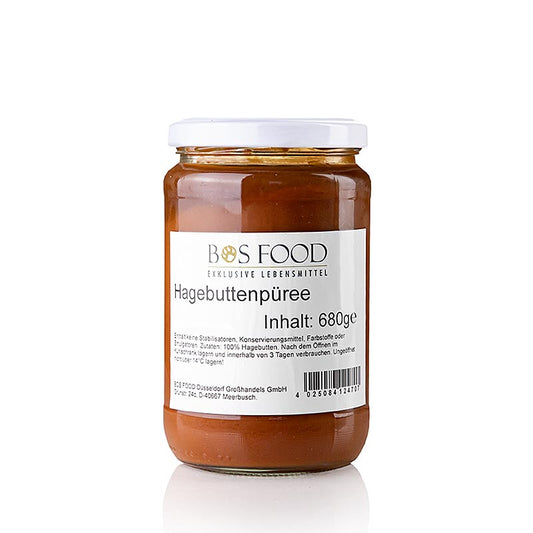 Biologische rozenbottel puree, fijn gezeefd, 680 g - gezonde voedingsoptie