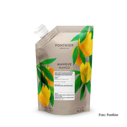 Puree - Mango, met suiker, 1 kg