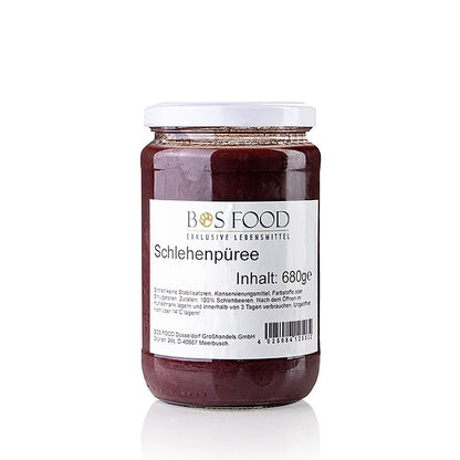Puree/pulp - sleedoorn/zwarte doorn, fijn gezeefd, 680 g