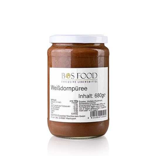 Zak van 680 gram fijn gezeefd meidoorn puree/meel, ideaal voor diverse recepten
