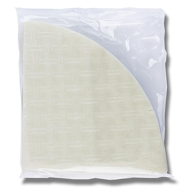 Rijstpapier, driehoekig, 15 cm zijlengte, 500 g, 57 vellen