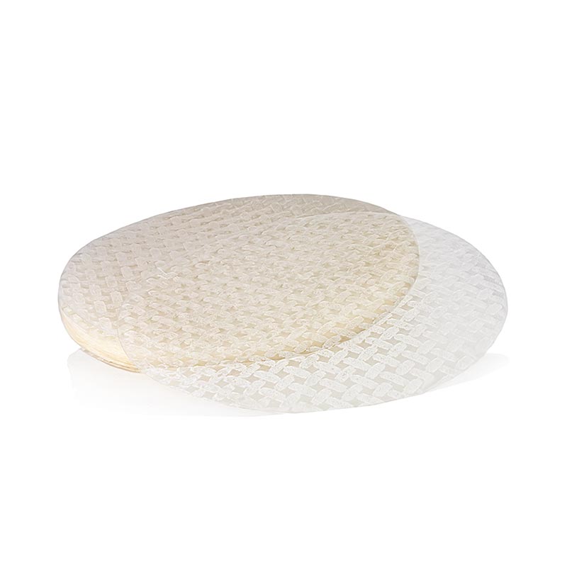 Rijstpapier, groot formaat met een diameter van 28cm, 500 gram, 25 vellen, ideaal voor het maken van loempia's en springrolls