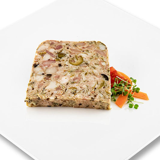 Terrine van konijn, met olijven, Rougié, 1 kg