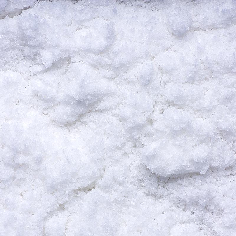 Zeezout, fijn en droog, afkomstig uit Italië, verpakt in een zak van 1 kg
