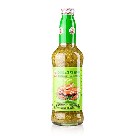 Chilisaus voor zeevruchten, groen, Cock Brand, 700 ml