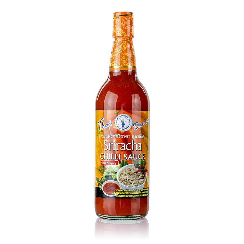 Zeer hete 730 ml Chilisaus - Sriracha van het merk Thai Dancer