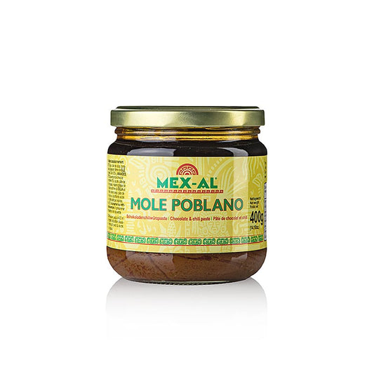 Mole Poblano, Mexicaanse chocoladesaus, pittig, 400 g