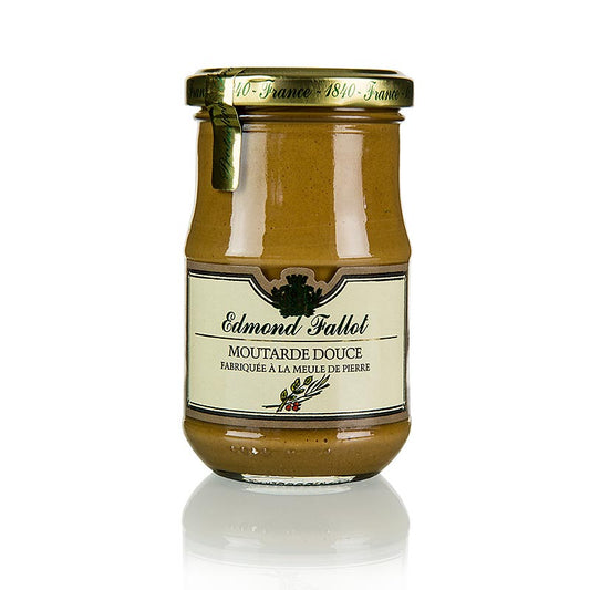 Fallot - Mosterd, fijn, met kruiden, bruin en mild, 190 ml