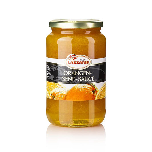 Lazzaris - Sinaasappel-mosterdsaus, naar Ticinese wijze, 580 ml