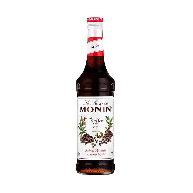 Monin café siroop, 700 ml - Een fles Monin café siroop van 700 ml, perfect voor het toevoegen van heerlijke smaak aan koffie en andere drankjes