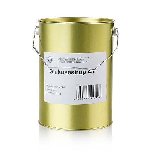 Glucosestroop 45° - kandijsiroop, 5 kg, een zoete en kleverige siroop voor bakken en koken