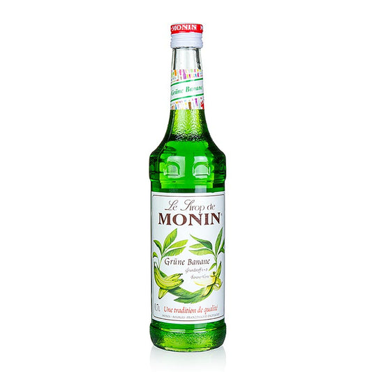 Monin Groene Bananen Siroop, 700 ml - Zoete, fruitige siroop gemaakt van groene bananen, perfect voor het maken van heerlijke drankjes