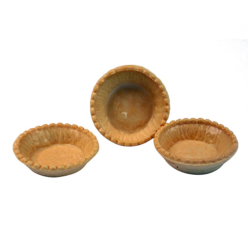 Smakelijke hartige snack tartelettes, 7 cm rond, licht van gewicht, 193 kg, 140 stuks