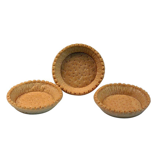 Verse hartige snack tartelettes, rond van vorm, met een diameter van 9 cm, licht van gewicht, in een verpakking van 312 kg, 120 stuks